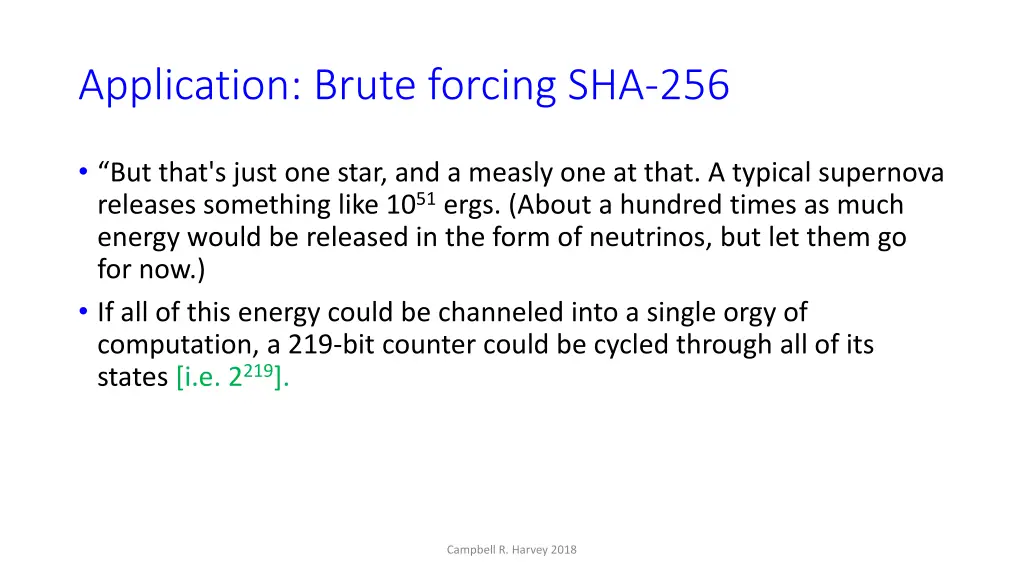 application brute forcing sha 256 4