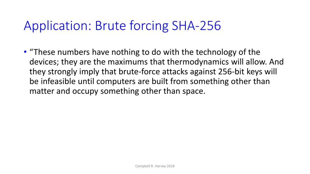 application brute forcing sha 256 5