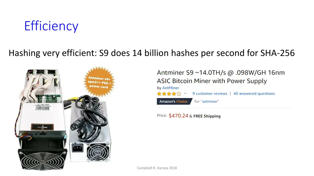 efficiency