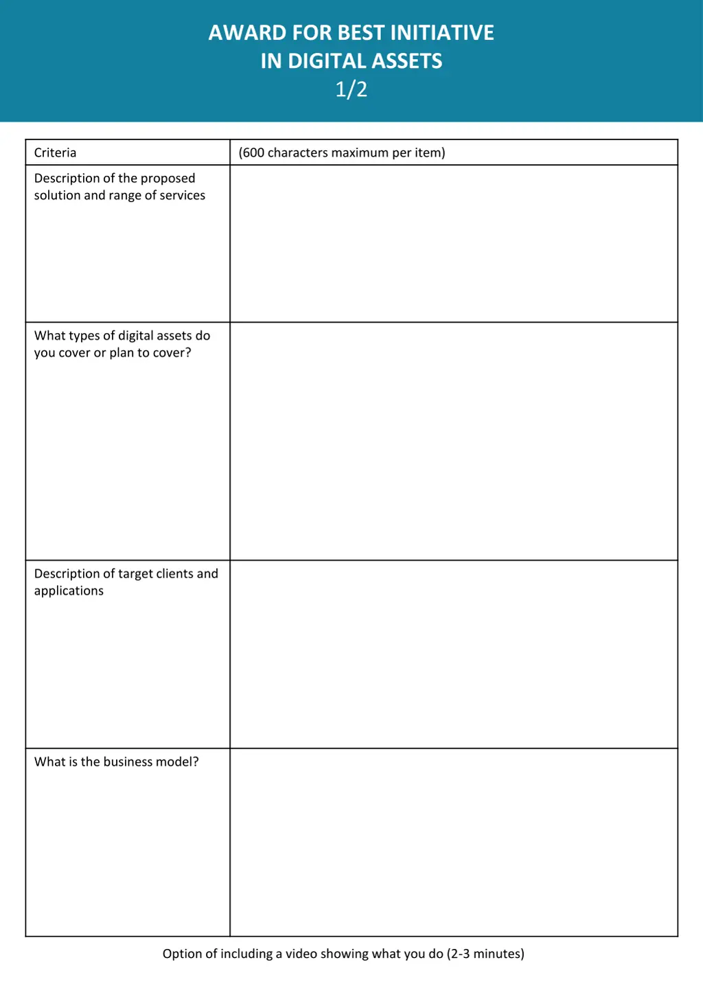 award for best initiative in digital assets 1 2