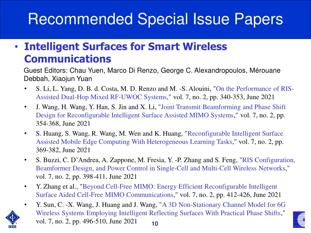 recommended special issue papers 1