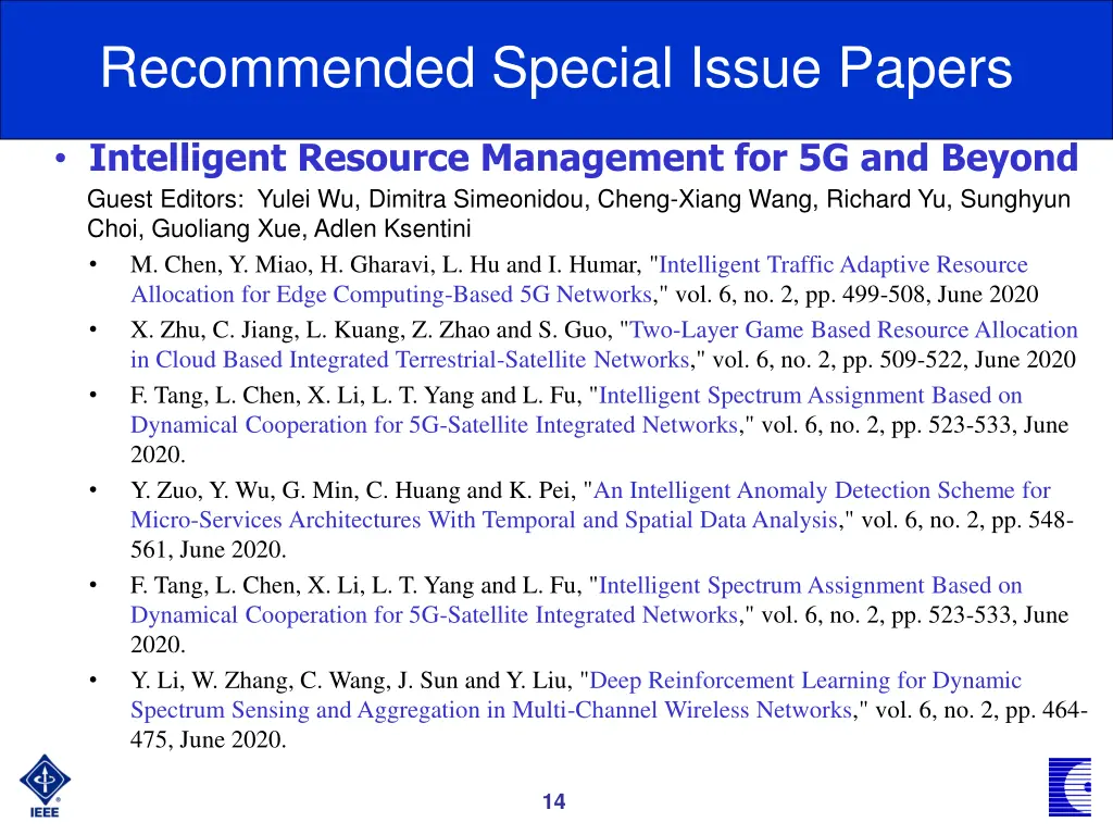 recommended special issue papers 5