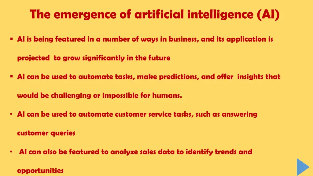 the emergence of artificial intelligence ai