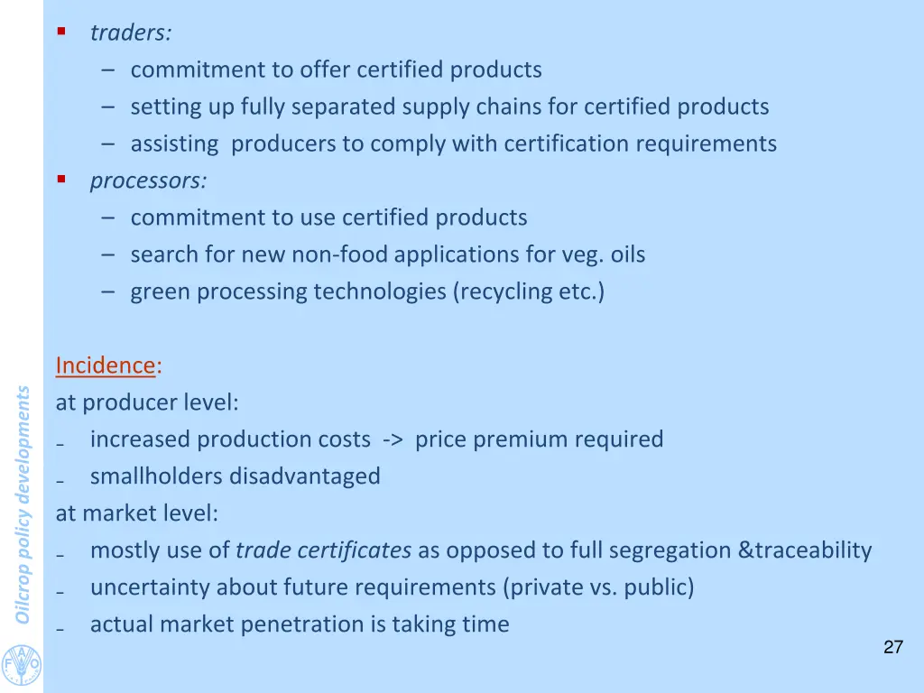 traders commitment to offer certified products