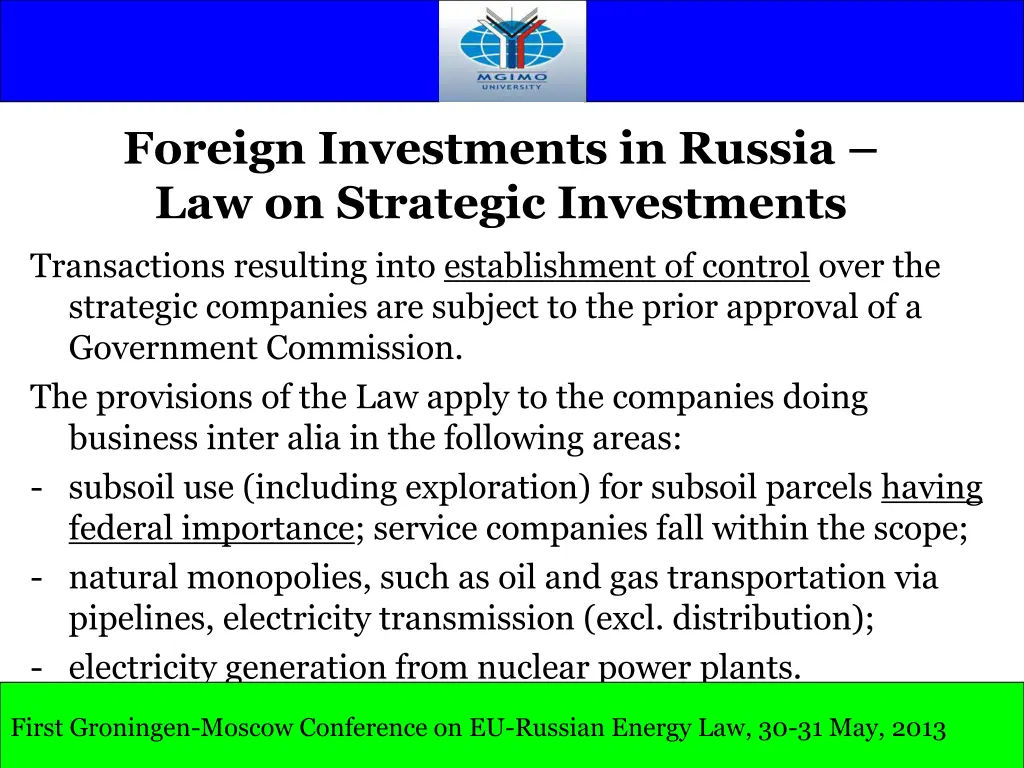 foreign investments in russia law on strategic