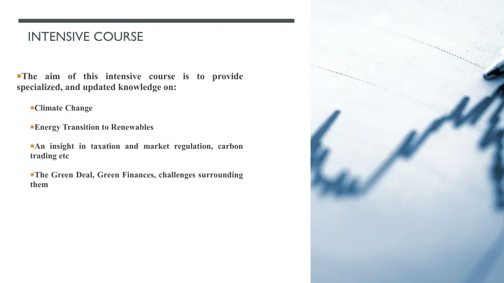 intensive course