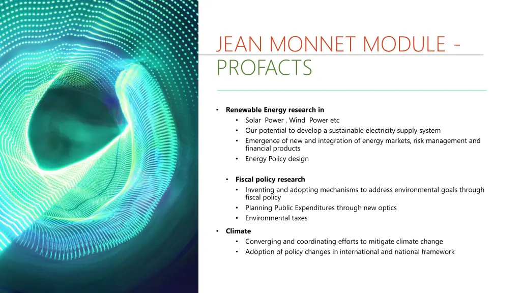 jean monnet module profacts