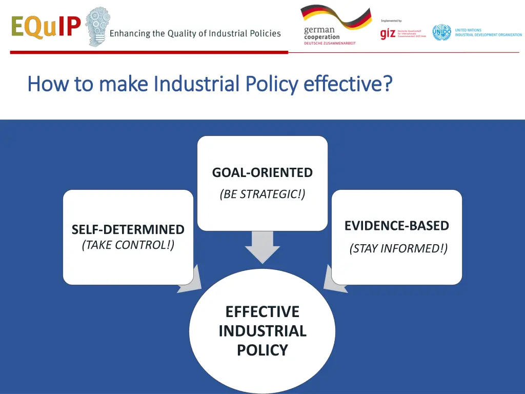 how to make industrial policy effective
