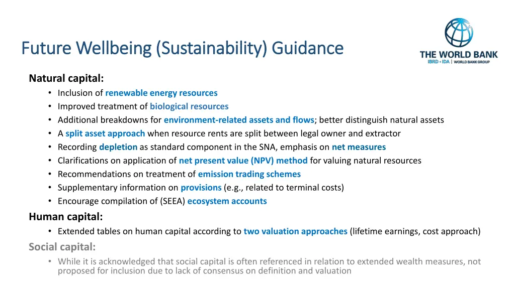 updating the system of national accounts standards 7