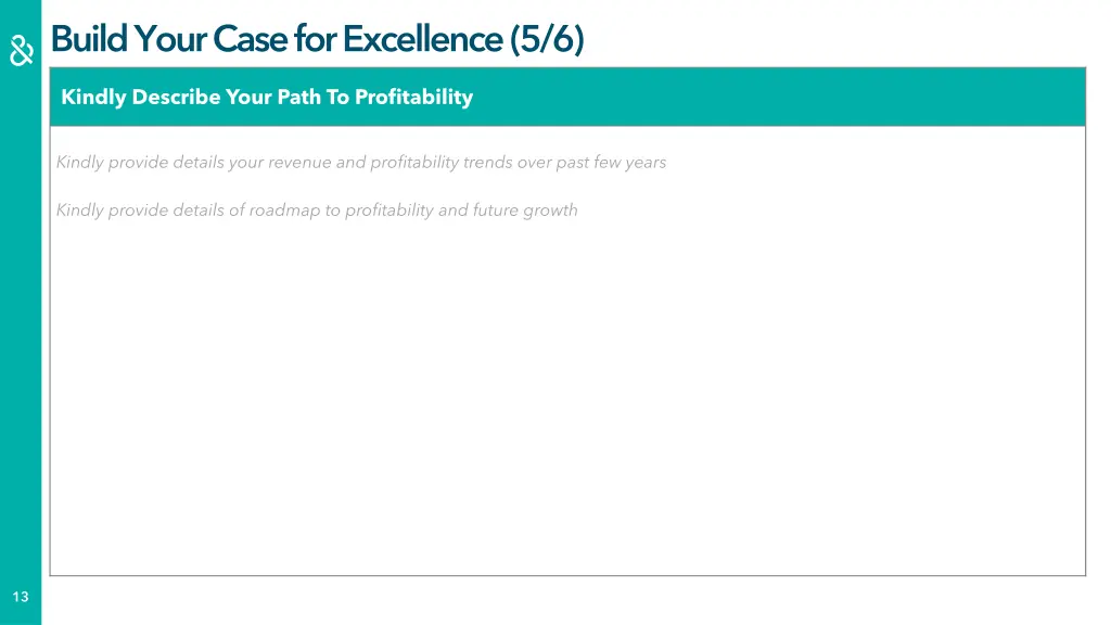 build your case for excellence 5 6