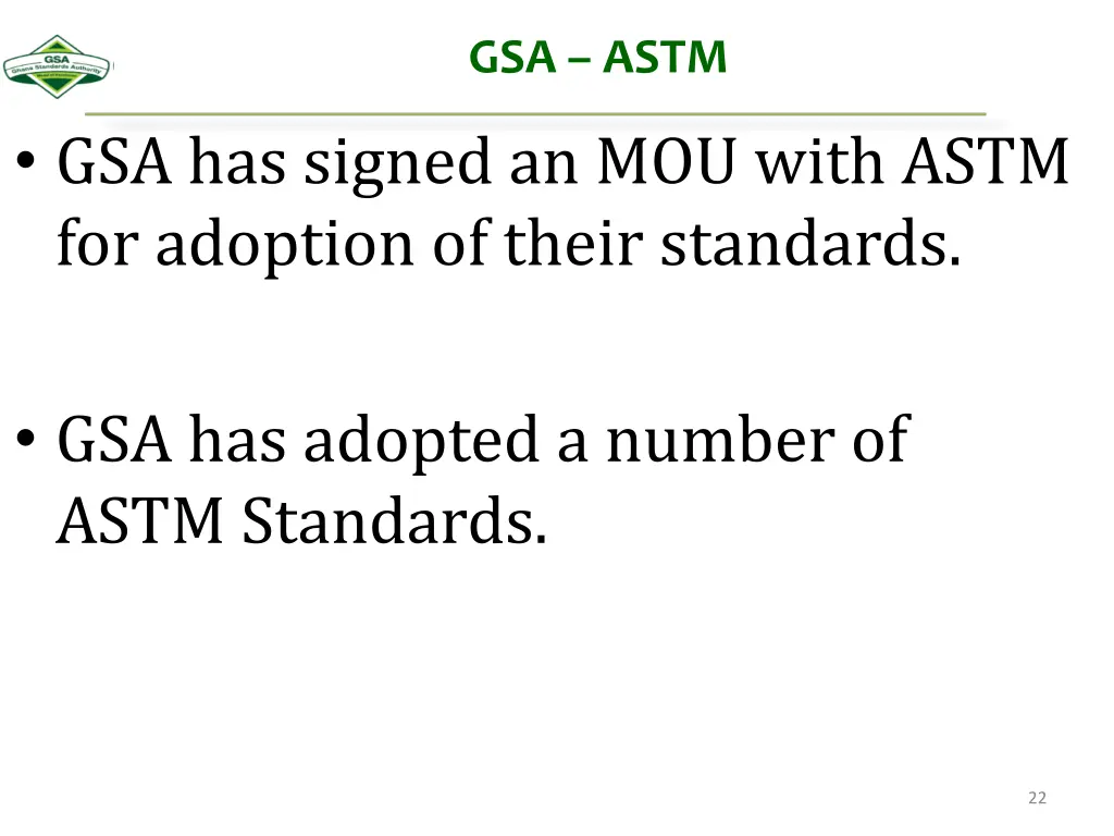 gsa astm