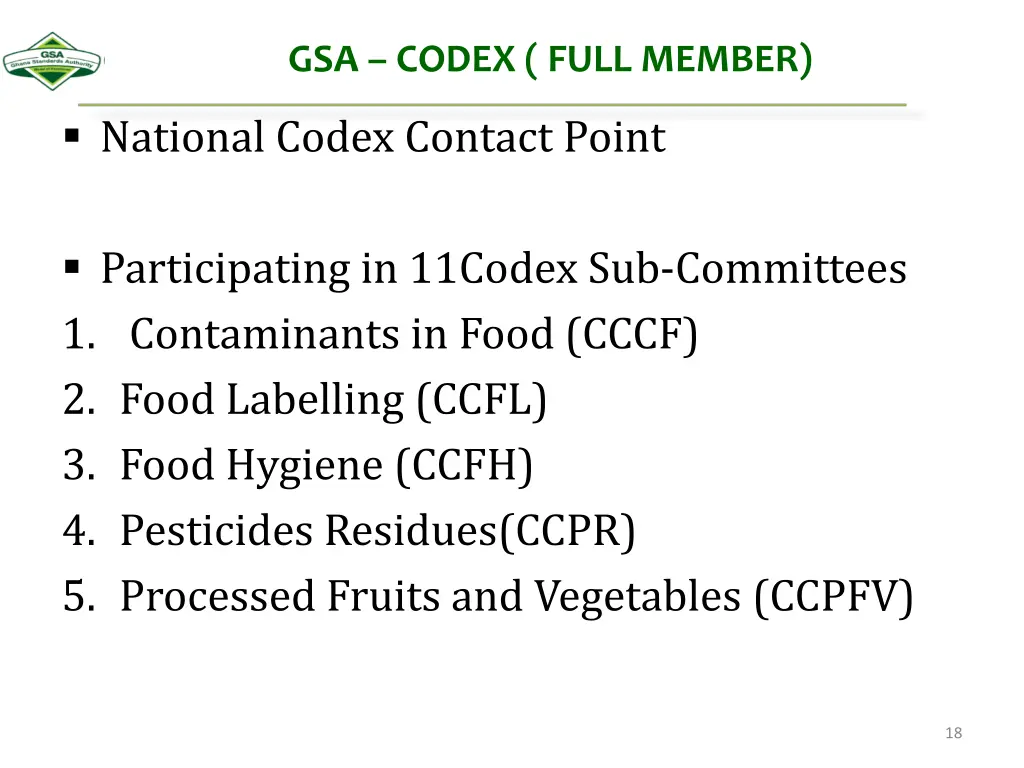 gsa codex full member