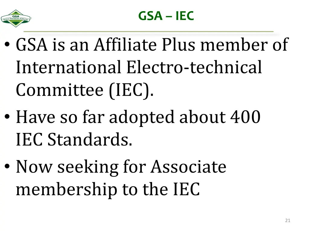 gsa iec