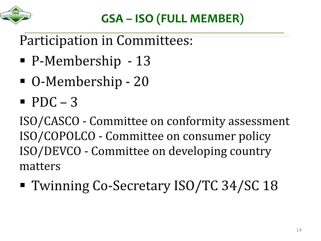 gsa iso full member