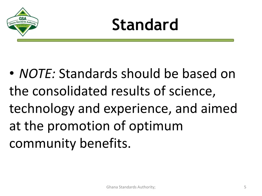 standard 1