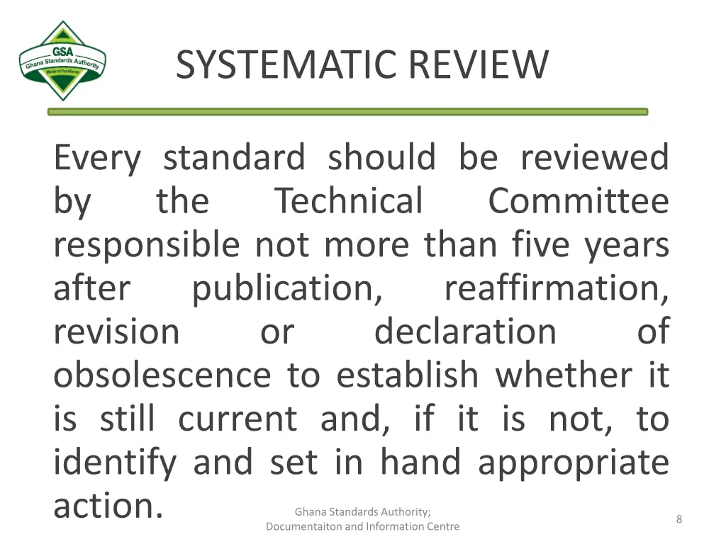 systematic review