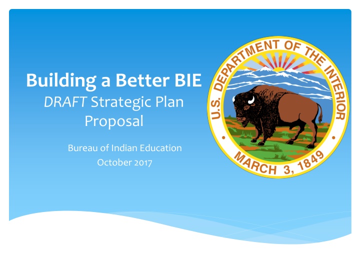 building a better bie draft strategic plan