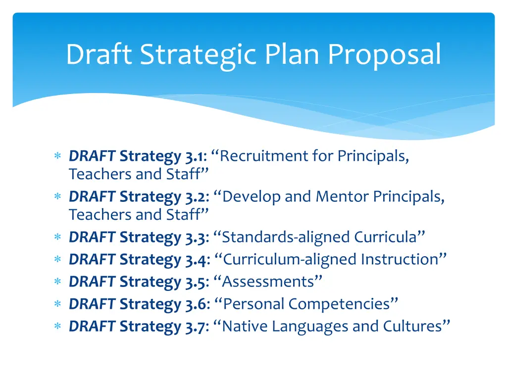 draft strategic plan proposal 8
