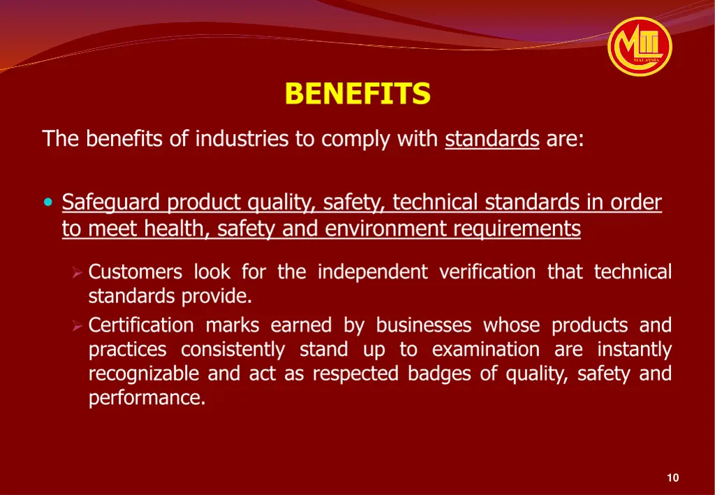 benefits