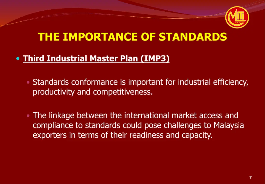 the importance of standards