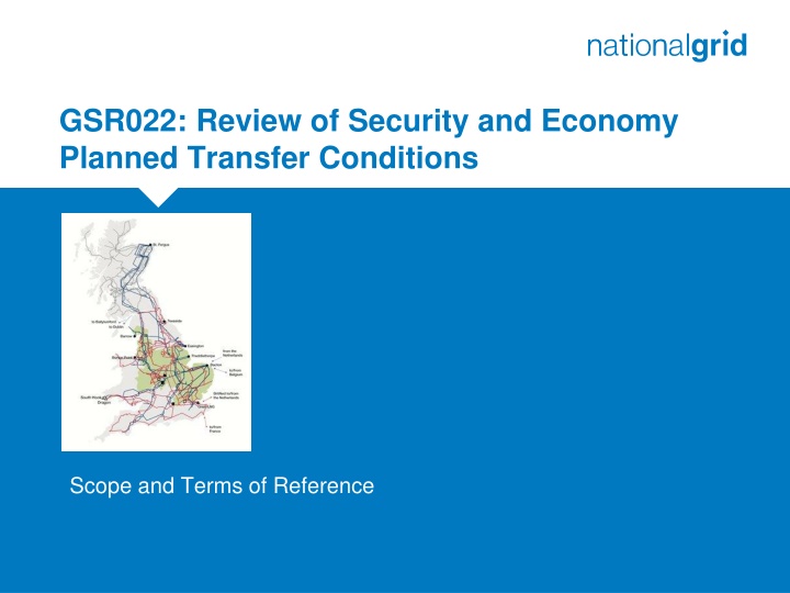 gsr022 review of security and economy planned