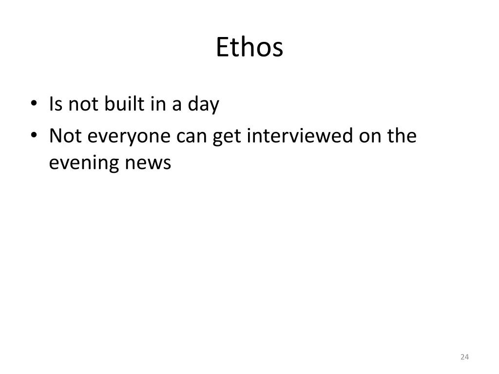 ethos