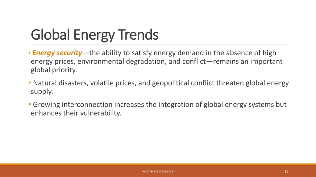 global energy trends global energy trends