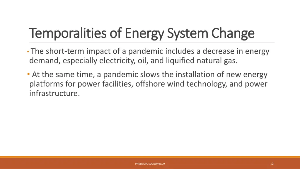 temporalities of energy system change