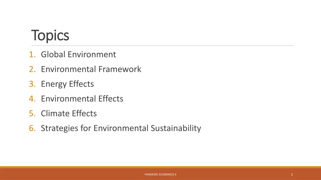topics topics