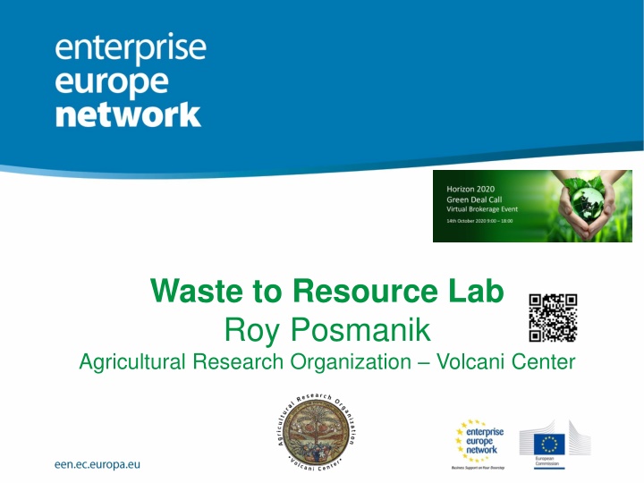 waste to resource lab roy posmanik agricultural