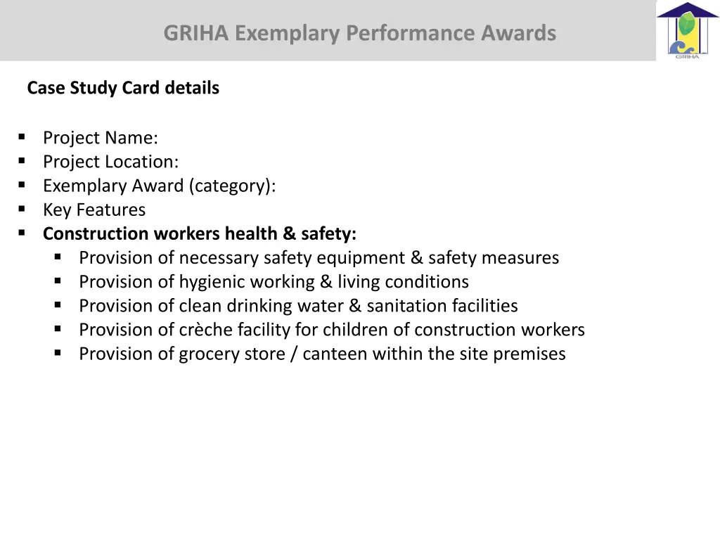 griha exemplary performance awards 12