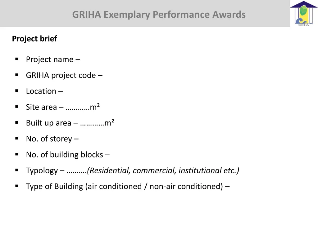 griha exemplary performance awards 2
