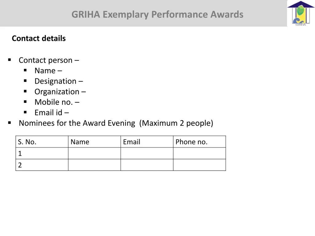 griha exemplary performance awards 5
