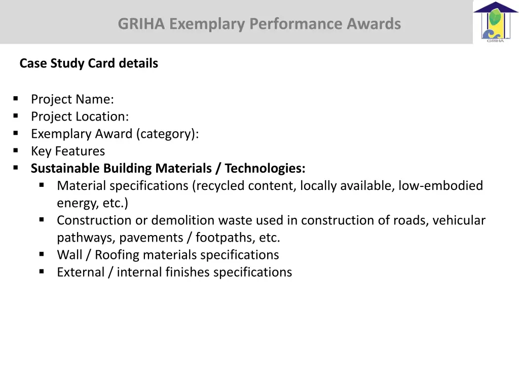 griha exemplary performance awards 8