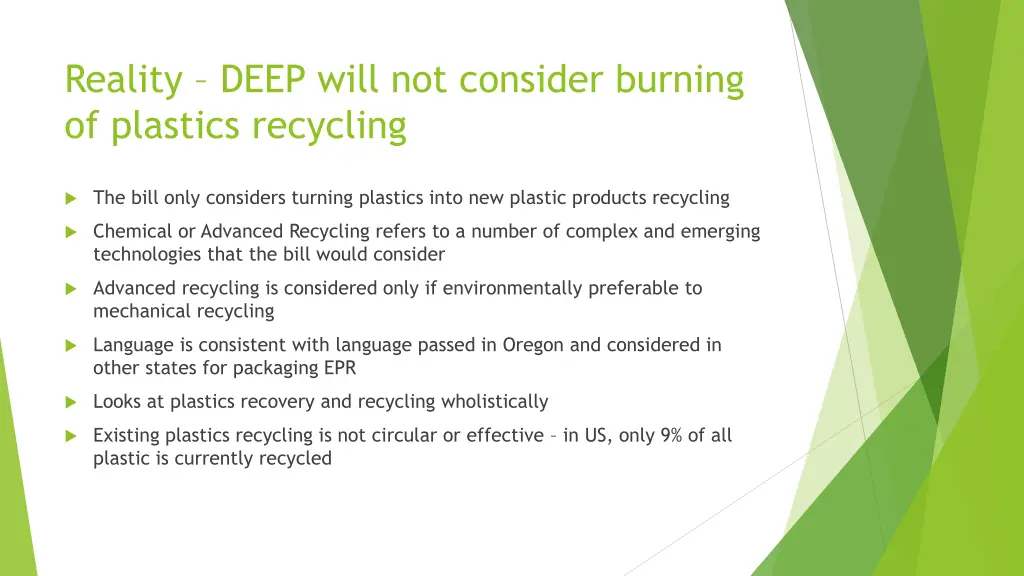 reality deep will not consider burning
