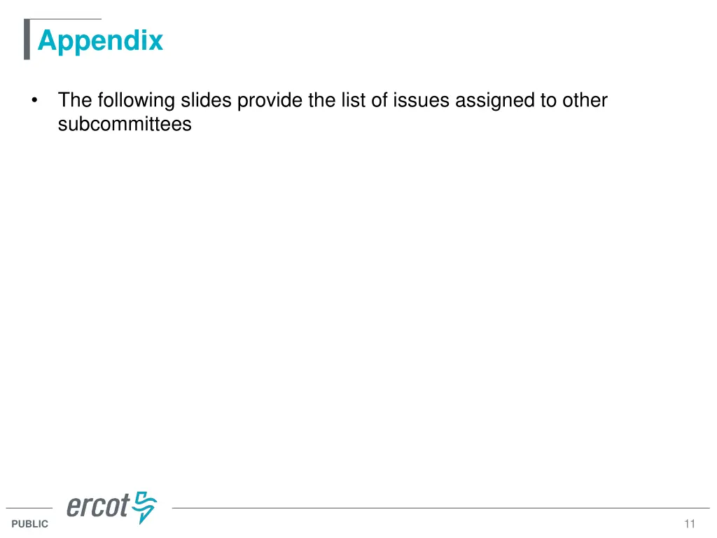 appendix