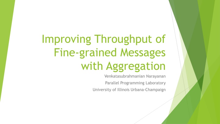 improving throughput of fine grained messages