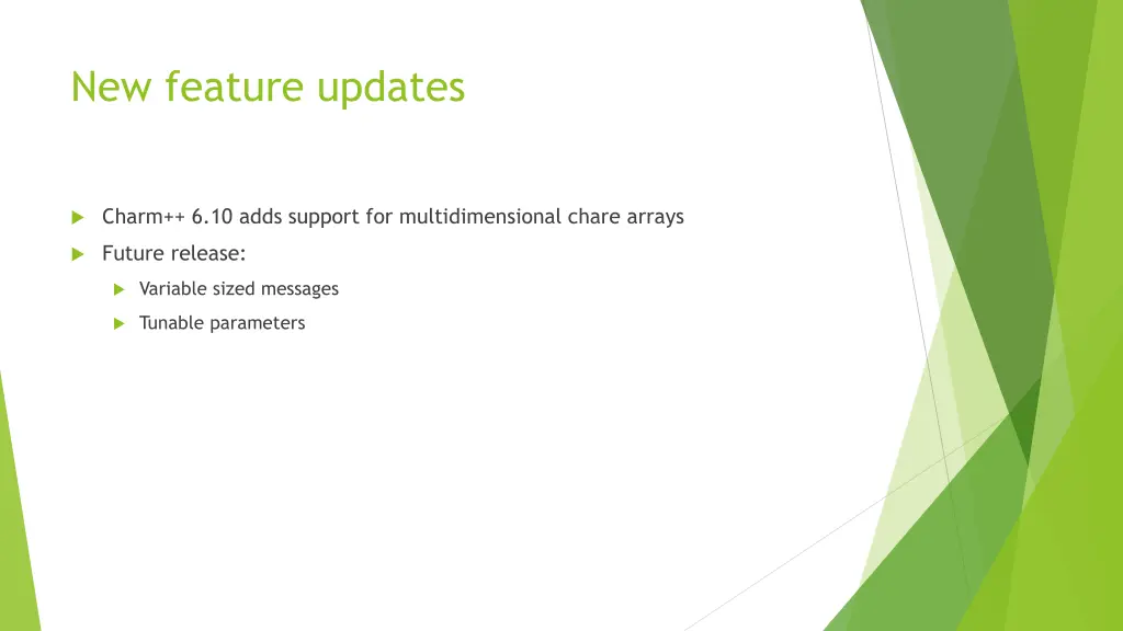 new feature updates