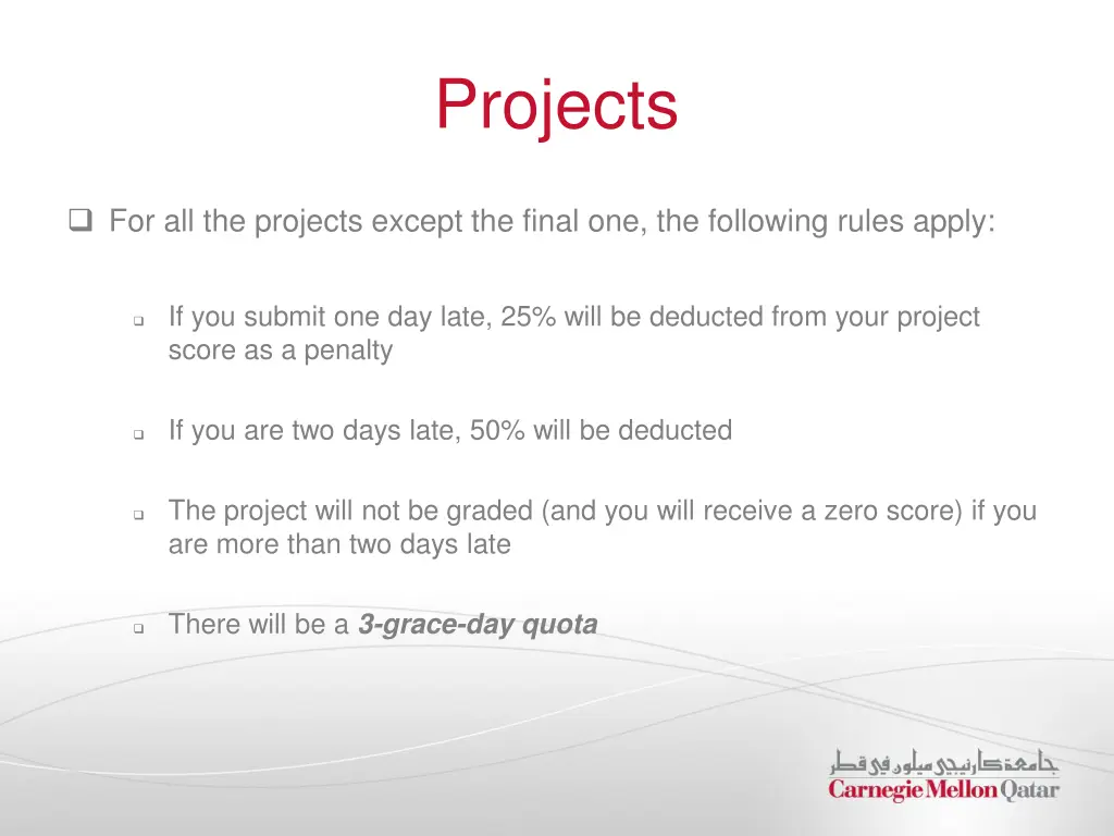 projects