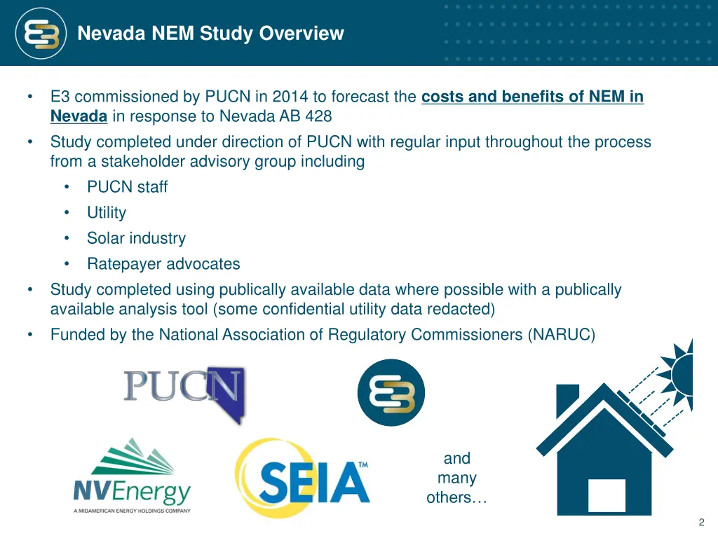 nevada nem study overview
