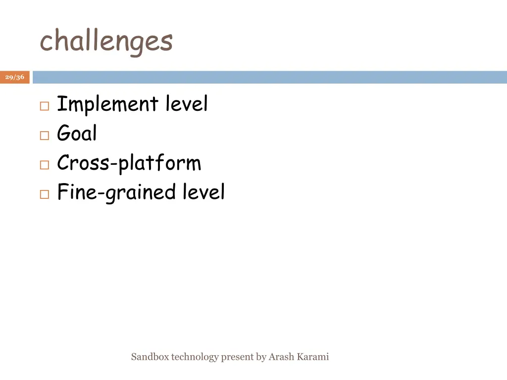 challenges