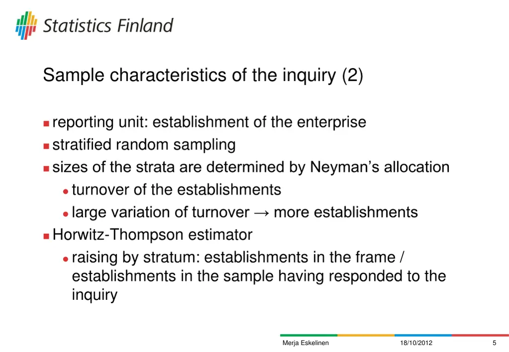 sample characteristics of the inquiry 2
