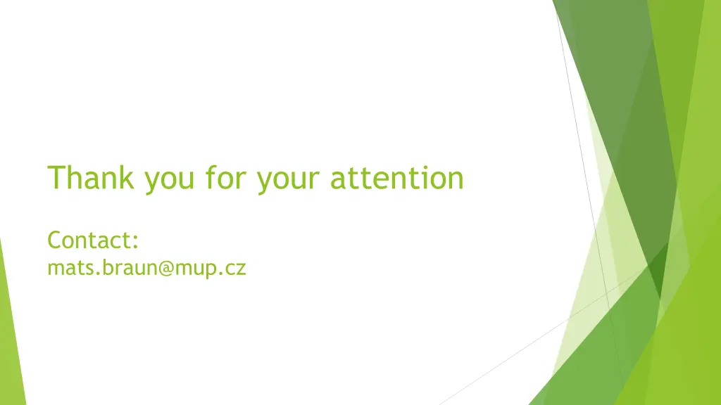 thank you for your attention