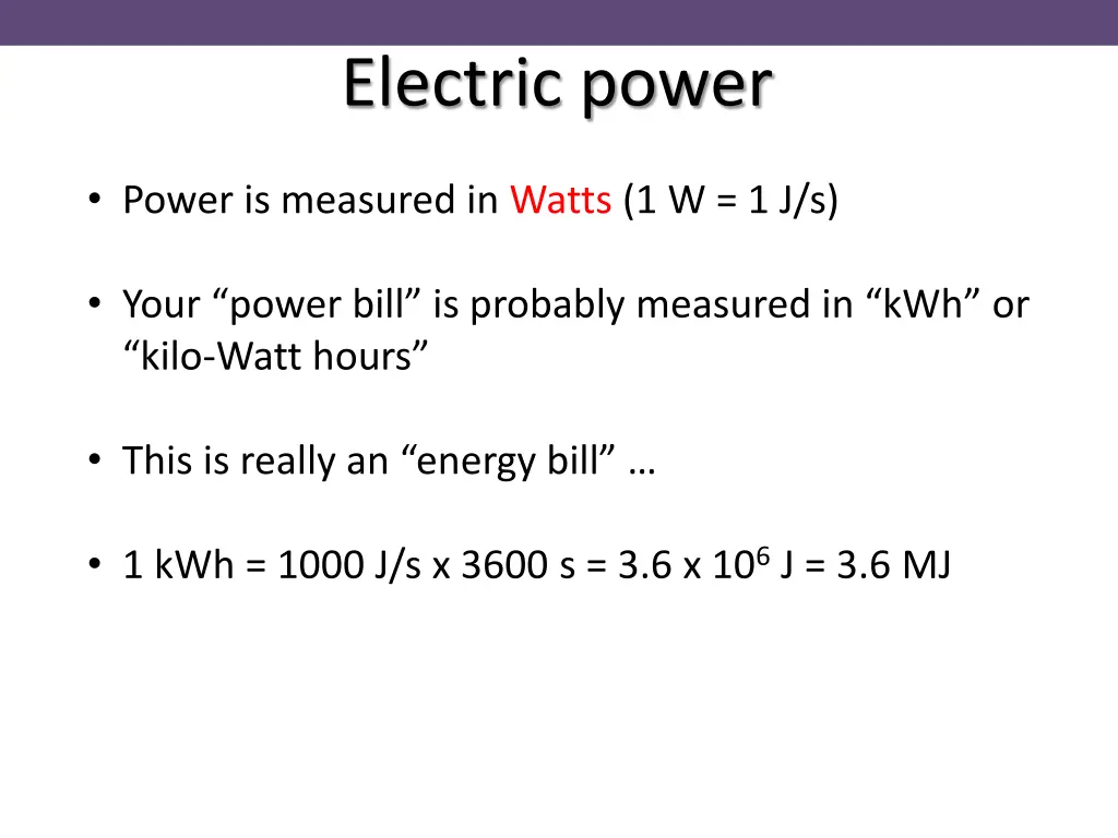 electric power 2