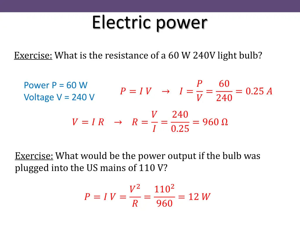 electric power 4