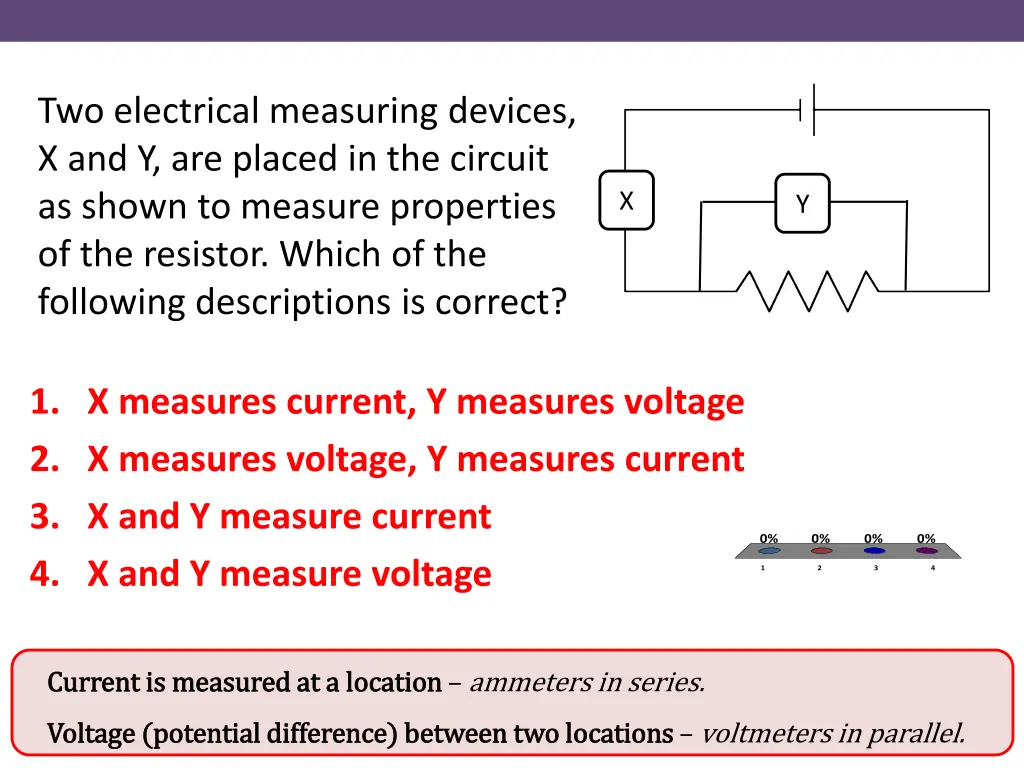 two electrical measuring devices