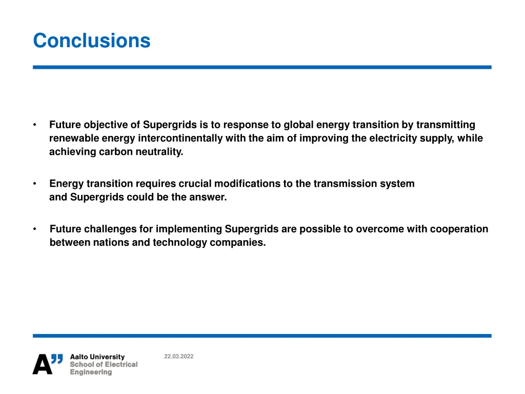 conclusions
