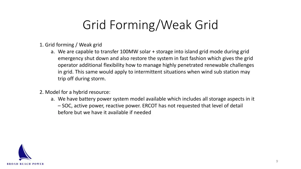 grid forming weak grid
