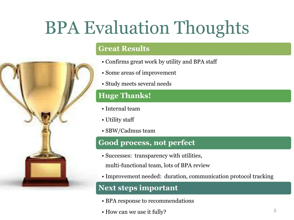 bpa evaluation thoughts