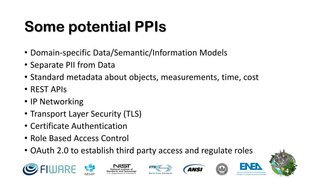 some potential ppis